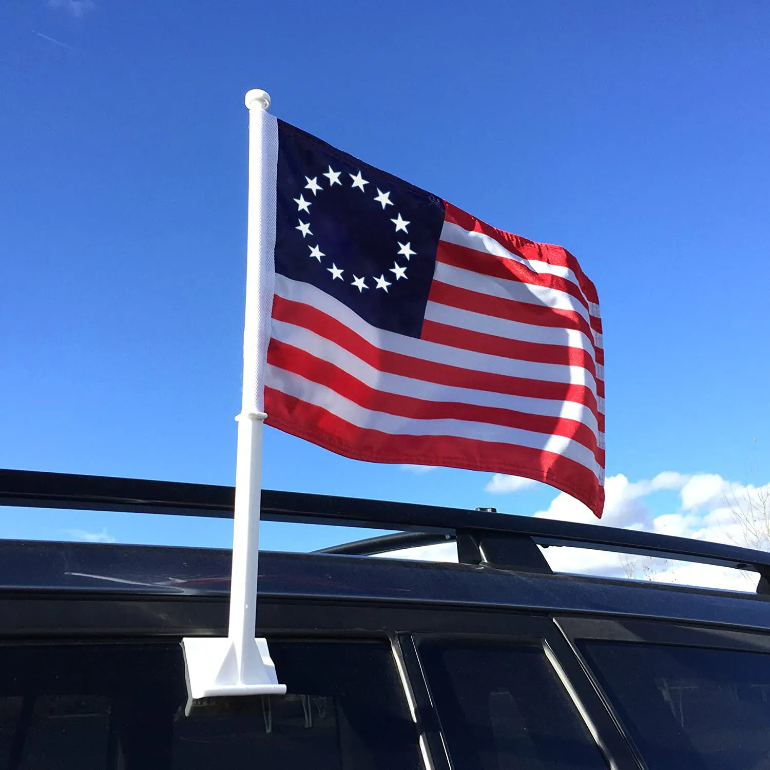 Empresa personalizada e seguro Ploe 12X18 tamanho bandeira do carro com impressão padrão nacional