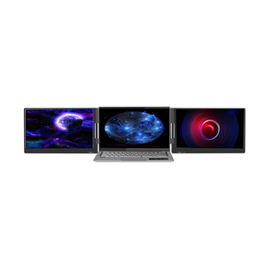 Monitor de pantalla dual para trabajo remoto-14 "HD IPS, Tipo-C Plug-and-Play, Compatible con todos los ordenadores portátiles - Product Image 1