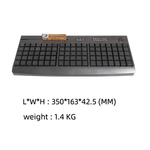 Venta al por mayor programable USB lector de tarjetas magnéticas teclado teclas de membrana nuevos sistemas POS todo en uno para escritorio mecánico - Product Image 4
