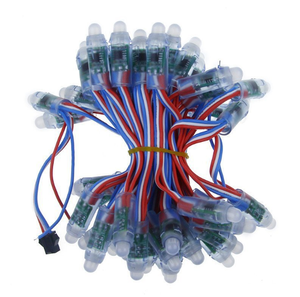 Großhandel 12mm WS2811 IC RGB Vollfarb pixel LED-Licht DC 5V Eingang IP68 Wasserdicht RGB Digital LED Pixel Licht