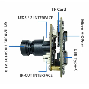 Módulo de cámara HD de 2MP IMX385 1080P 60FPS, Unidad de gran apertura, cámara USB gratuita, módulo de cámara de visión nocturna Starlight con WDR - Product Image 2