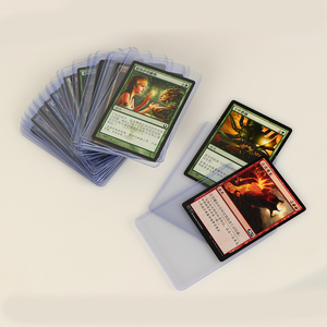 Thời trang PVC 63x89 Mét trong suốt Top loader chủ thẻ trường hợp cho thẻ tín dụng sử dụng với biểu tượng tùy chỉnh và OEM/ODM có sẵn - Product Image 6