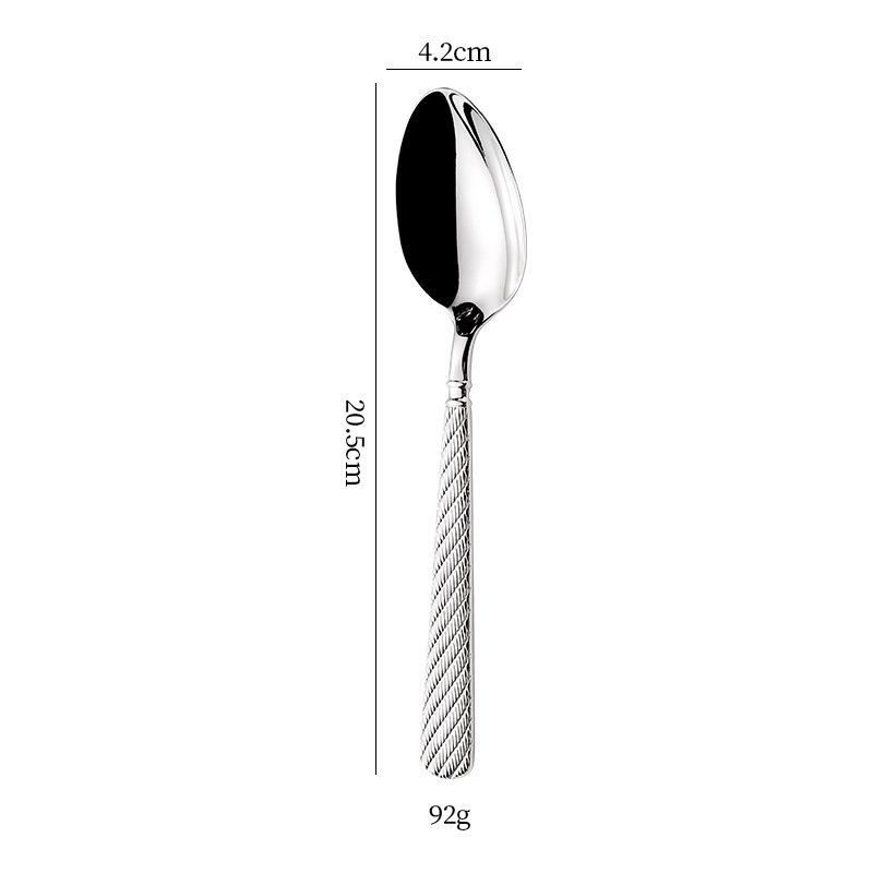 Hemp pattern spoon