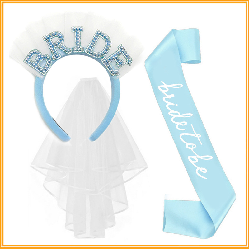 Bandeau bleu - Bretelle bleu clair