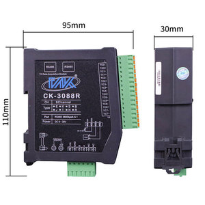 CK-3088R 8-Channel Thermocouple Temperature <strong>Input</strong> <strong>Module</strong> Modbus-RTU <strong>RS485</strong> Signal Converter <strong>with</strong> <strong>Analog</strong> Interface - Product Image 6
