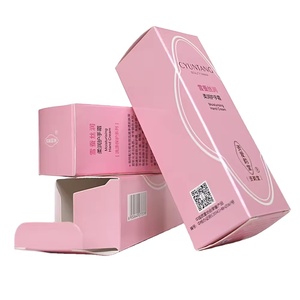 Custom Lamination Cosmetic Eyelash Paper Packaging Box Skin Care Face Cream Paper Cardboard Box Printing - Product Image 1