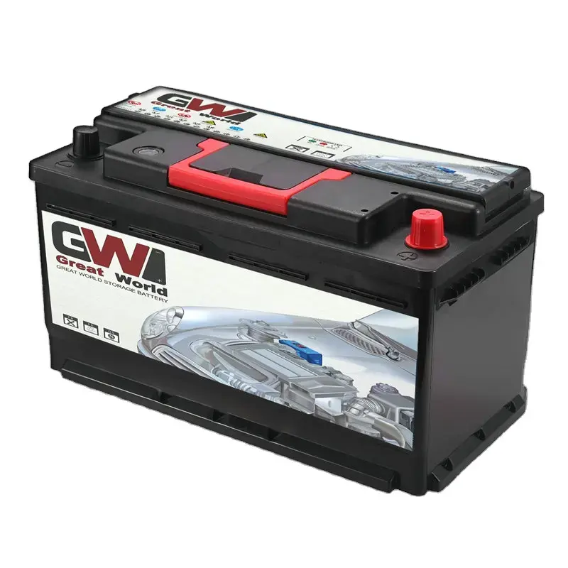 12v 75ah batteria Auto per i fornitori durevole Auto Auto batterie Din importazione Auto Auto coreane batterie per Auto