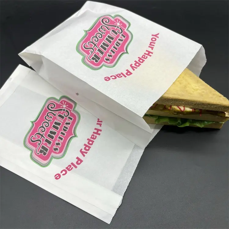 Sacchetto di carta su ordinazione dell'alimento del Popcorn stampato Logo di alta qualità all'ingrosso della fabbrica