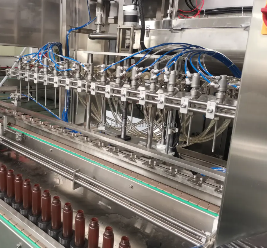 Nuevo producto a prueba de explosiones alcohol líquido carbonatado bebida máquina de llenado línea de producción botella de vidrio