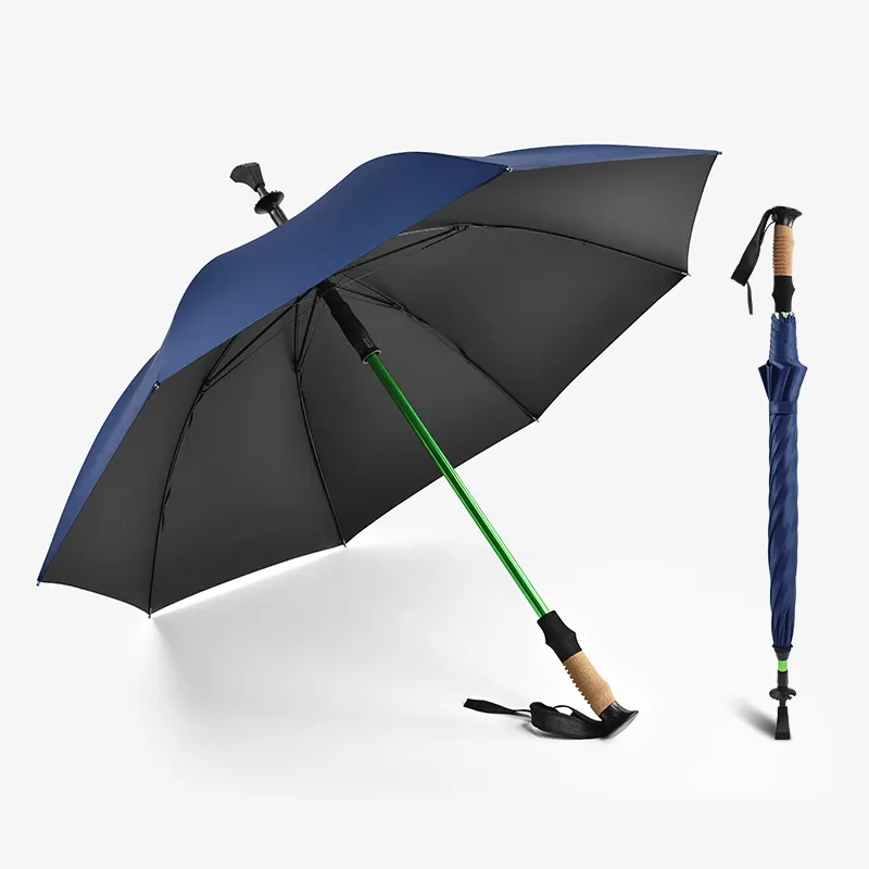 Wind Resistant Walking stick impermeável Grande guarda-chuva para chuva Umbrella para pessoas idosas