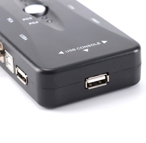 USB 2.0 VGA分离器打印机鼠标键盘Pendrive共享切换器1920*1440 VGA开关盒适配器4端口kvm交换机 - Product Image 3