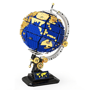3Dビルディングブロックセット1455レンガキッズDIYSTEM科学宇宙探査360 ° 回転アセンブリ地上地球モデルキット