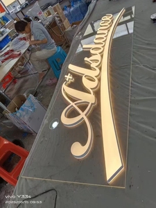 Super Acrylic Front-Lit Rimless Illuminated Channel Letter Sign Remote Control LED Strip DC Power Supply for Building - Product Image 5