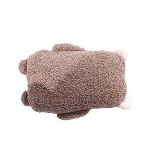 Hızlı teslimat stok yün ayı peluş oyuncak hayvan katı desen interaktif çiğneme köpek oyuncaklar - Product Image 4