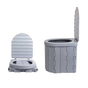 Portable Camping Folding <strong>Porta</strong> Potty Car Toilet Stool for Travel and Long Trips