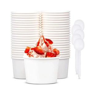 カスタマイズされたアイスコーヒーカップカップヨーグルトカスタム印刷アイスクリーム紙コップ - Product Image 5