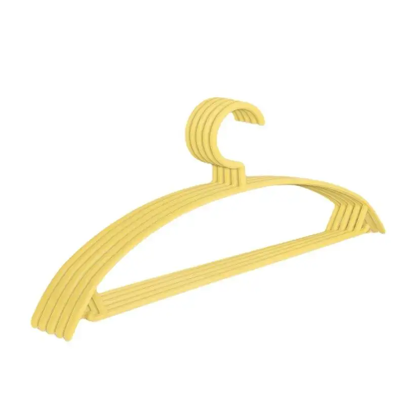 LEEKING Wholesale pp coat hangers high quality  multicolour non slip plastic hanger for clothing store shop