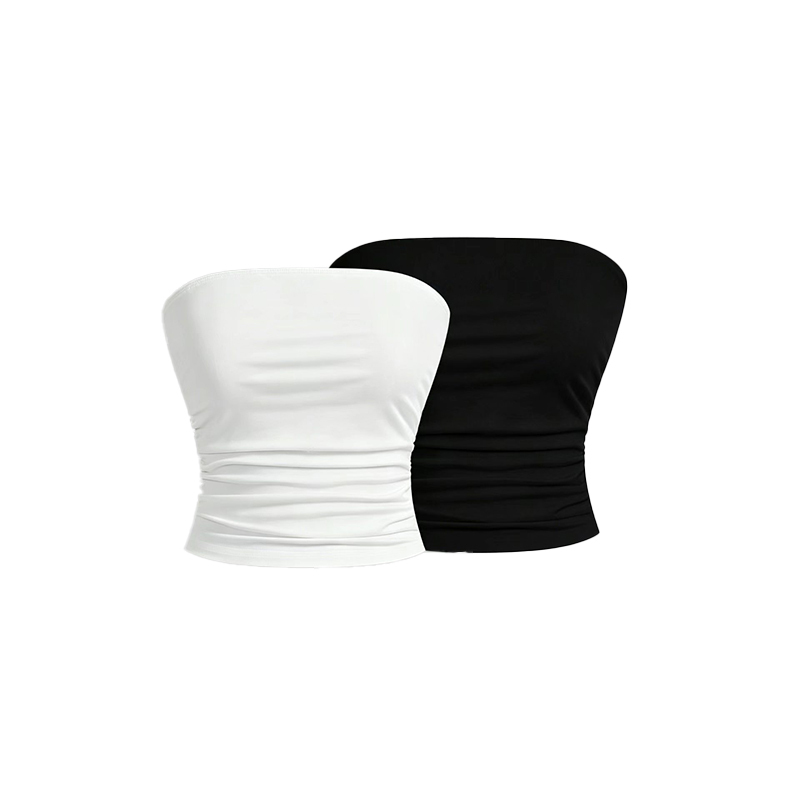 2PCS White Black