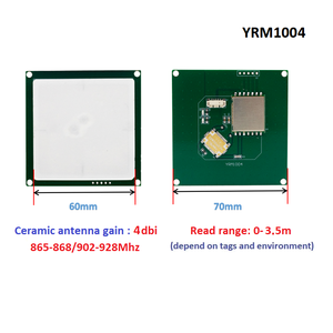 Lector RFID de larga distancia Micro 0-5M módulo RFID UHF Arduino TTL Uart 5dbi antena módulo integrado 200 etiquetas 1-5.5dbi antena