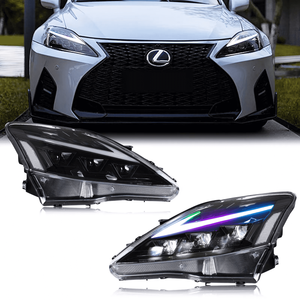 Yüksek kaliteli RGB LED ön işıklar animasyon başlatmak DRL IS250 Lexus ISF Lexus 2006-2013 kafa lambaları Lexus için - Product Image 6