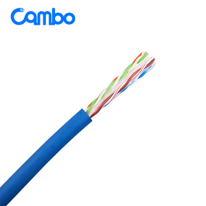 Oem כבל מפעל מחיר בתפזורת 23awg 0.57 מ מ "מ חשוף מוצק ג 'ק cat6a otdr 550 כבל mhz cat6a