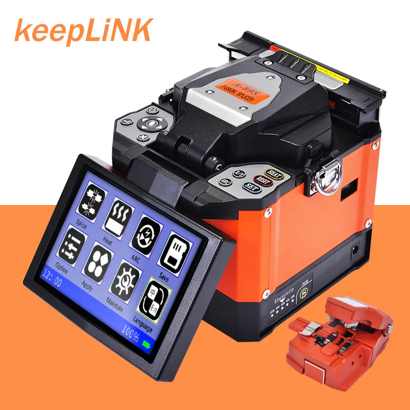 KeepLiNK बिजली उपकरण फ्यूजन splicer फाइबर ऑप्टिक वेल्डिंग मशीन