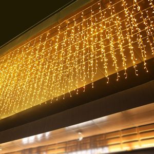 LED Icicle noel dekoratif peri dize işıklar 8 modları ile takın Icicle dize işıklar 8 modları pırıltı perde ışık - Product Image 4