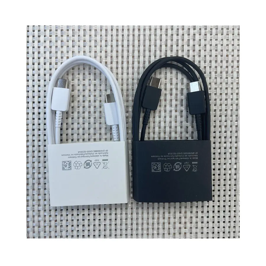 Original For Samsung Galaxy Note 10 3A USB-C Type C Fast Cable 25W Mobile Phone Chargers Charging Wire Cable