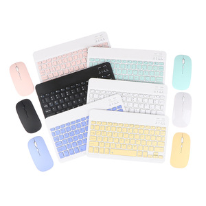 Tableta teléfono móvil 2024 Hot BT Wireless mini portátil Silent Computer Keyboard and mouse combos - Product Image 1