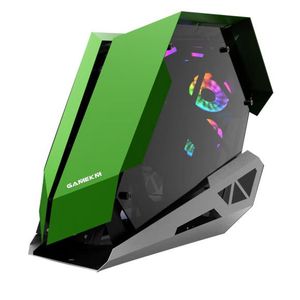 ユニークなデザインRGBデスクトップゲーマーコンピュータキャビネットフルタワーATX高性能ゲームPCケース - Product Image 1
