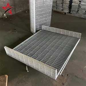 Zware Roosterplaat Stalen Constructie Voor Sleuf Drainage Sloot Cover Engineering Gebruik Vloeren - Product Image 2