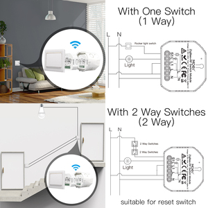 MOES Tuya ZigbeeミニスマートスイッチモジュールリレータイマーホームオートメーションアプリリモコンAlexa Google Home Apple - Product Image 6