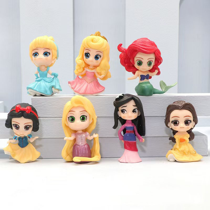 conjunto de 7 figuras
