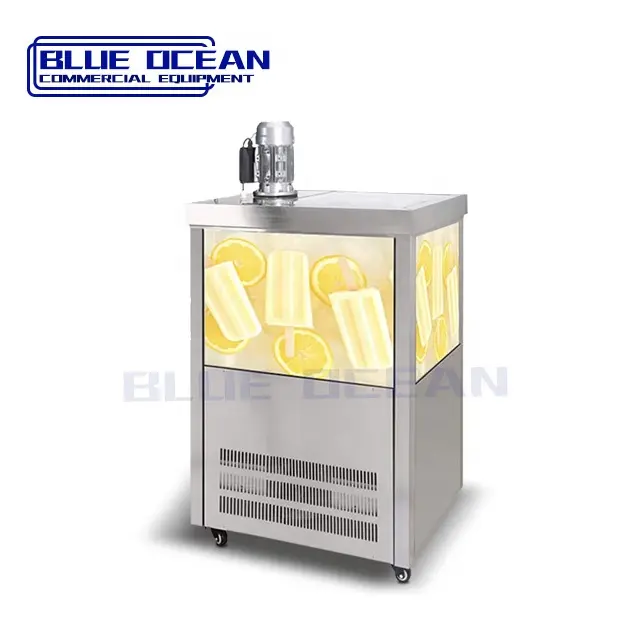 Fabricante de picolés congelados 40 e 80 molde de aço inoxidável máquina de picolé fornecedor da china