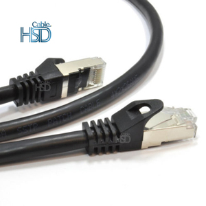 Cat7 Cat6A Cat5E แบน Cat8อีเธอร์เน็ต UTP FTP 0.5ม. 1ม. สายแพทช์ Cat6บางสายแพทช์ Cat6