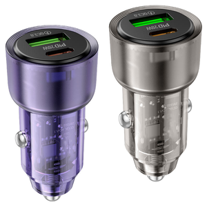 24w车载充电器快速充电双Usb插头适配器C型移动70w电话4端口多Q rlwtrivoletoth电脑 - Product Image 3