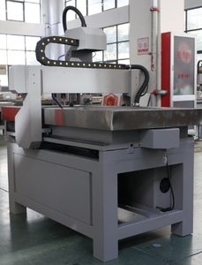 小型ATC 3轴4轴6060 6090数控木工刳刨机带水槽台 - Product Image 2
