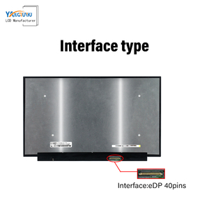 15.6 LCD-Module 4k Auflösung Anzeige 600 Nits Helligkeit eDP 40-polig Schnitts telle signal Typ 25ms Reaktions zeit - Product Image 3