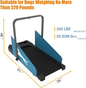 Wellshow Dog Treadmill for Small Medium Dog, Pet Dog Running Machine Exercise <strong>Training</strong> with Remote Control - Product Image 5