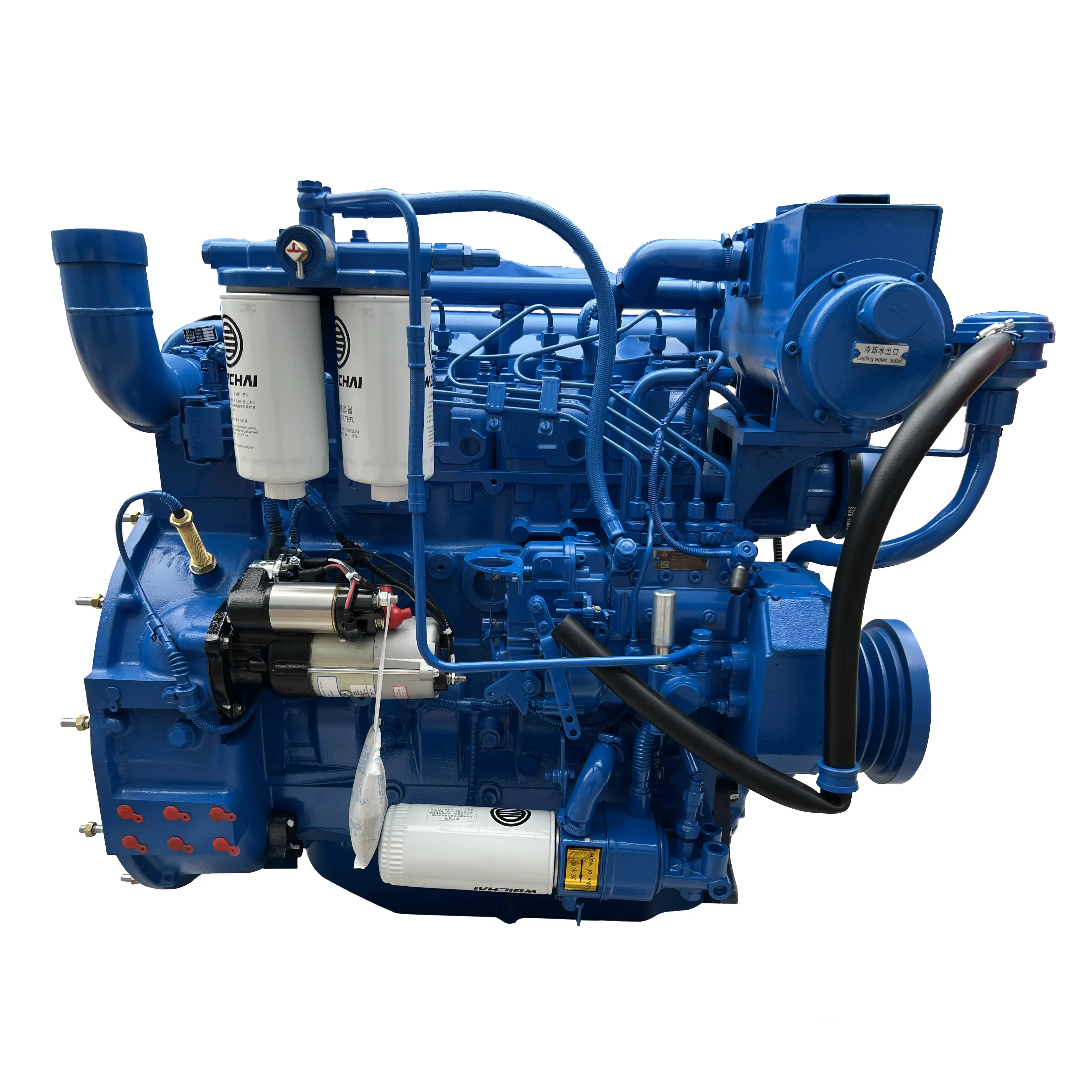 Moteur diesel marin WP4C120-18 de série de Weichai WP4C de puissance stationnaire de bateau et de pompe pour le moteur