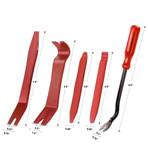 5 Pcs Tự Động Cắt Loại Bỏ Công Cụ <span class=keywords><strong>Kit</strong></span> Nội Thất Bảng Điều Chỉnh Cửa Clip Fastener Loại Bỏ Pry Set Cho Xe Dash Đài Phát Thanh Âm Thanh Cài Đặt - Product Image 2