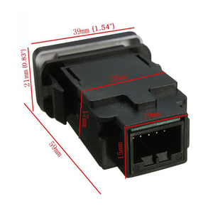 Bunny Bruciatori Interruttore di Pulsante con Connettore Filo per rado Landcruiser Hilux FJ Cruiser Interruttore ON-OFF 12Volt 3Amp - Product Image 3