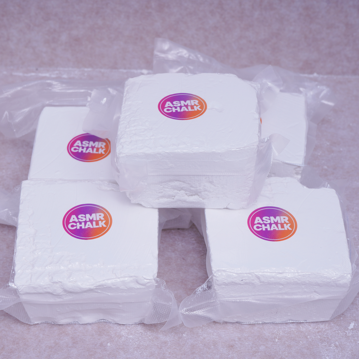 White unpolished chalk 8blocks