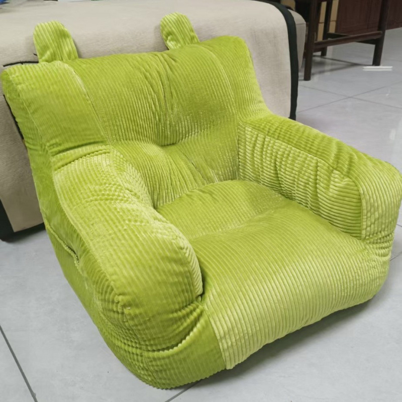 Velours côtelé vert clair