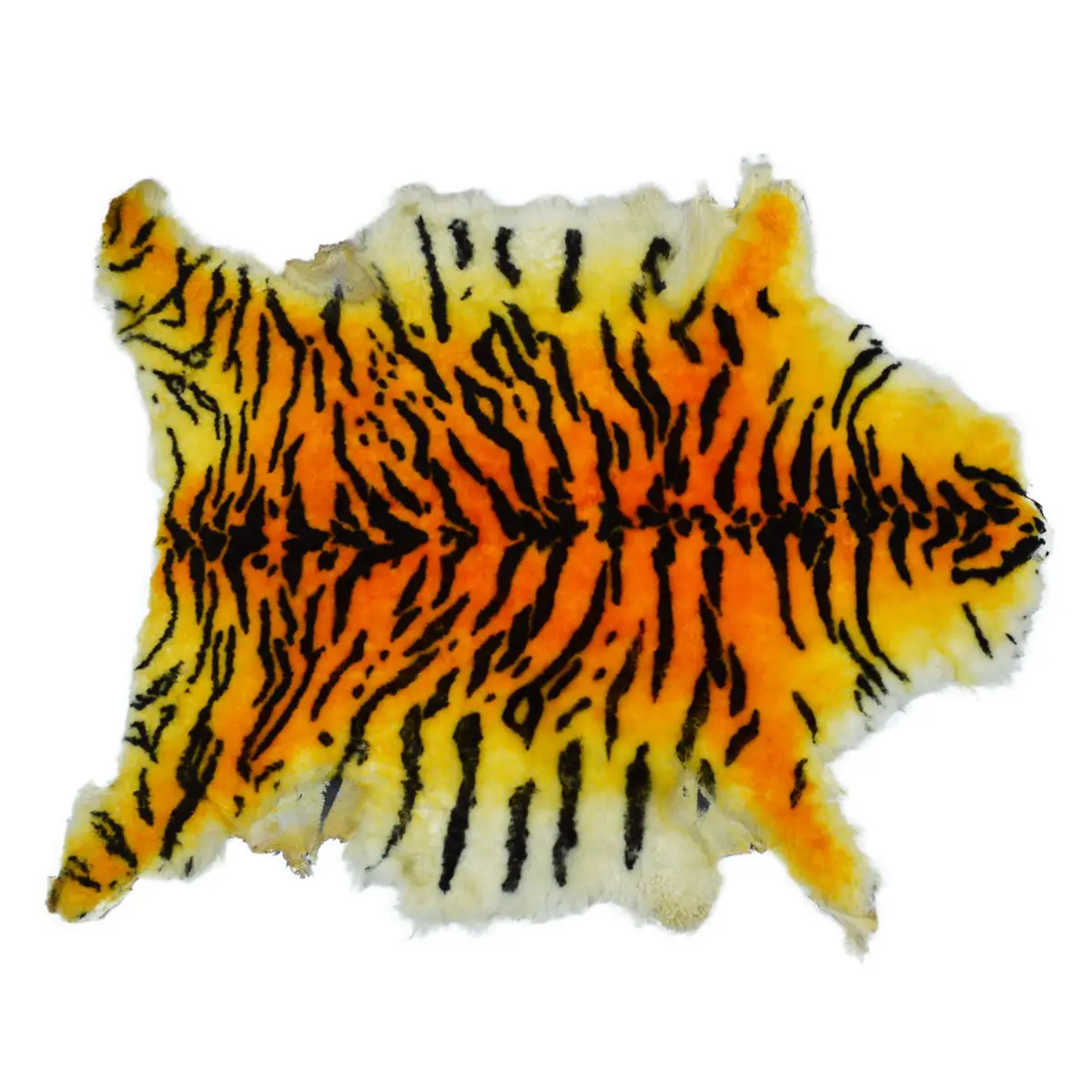 Bereichsteppich Chic-Stil Tiger Leopard gedruckter australischer Schaffellteppich weiches Plüsch umweltfreundlicher teppich Schaffellteppich-Sitzkissen