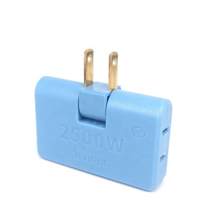US <strong>Adapter</strong> One in Three Converter 180 Degree <strong>Rotation</strong> Plug Extension Wireless Outlet Travel Adaptor Light <strong>Socket</strong> in Japan Canada - Product Image 4