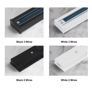 Ronse nhôm hiện đại dẫn theo dõi hệ thống chiếu sáng 1-2 mét tuyến đường sắt cửa hàng đường sắt gắn treo <span class=keywords><strong>mover</strong></span> hoàn chỉnh lõm - Product Image 4