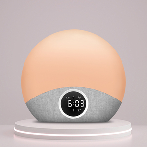 Hifid นาฬิกาปลุกปลุกปลุกไฟ LED สีขาวอัจฉริยะสินค้าใหม่ปรับแต่งได้ - Product Image 1