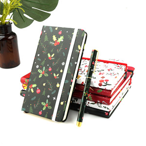 TTX Venta al por mayor A5 Escritura Impresión personalizable Cuaderno de notas Juego de regalo de Navidad Diario Cuaderno con logotipo personalizado