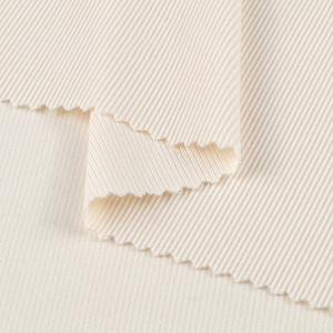 Cao cấp 1*2 sườn 240 GSM 94% <span class=keywords><strong>Polyester</strong></span> 6% Spandex dệt kim sườn vải <span class=keywords><strong>Polyester</strong></span> Spandex vải cho Ăn mặc - Product Image 2
